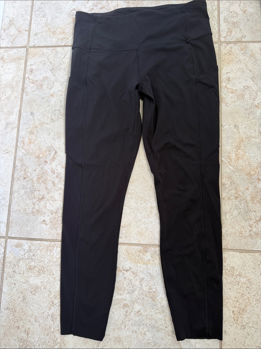 2 For 1 - Lululemon Black Fast & Free Leggings - 25” - Picture 2 of 9